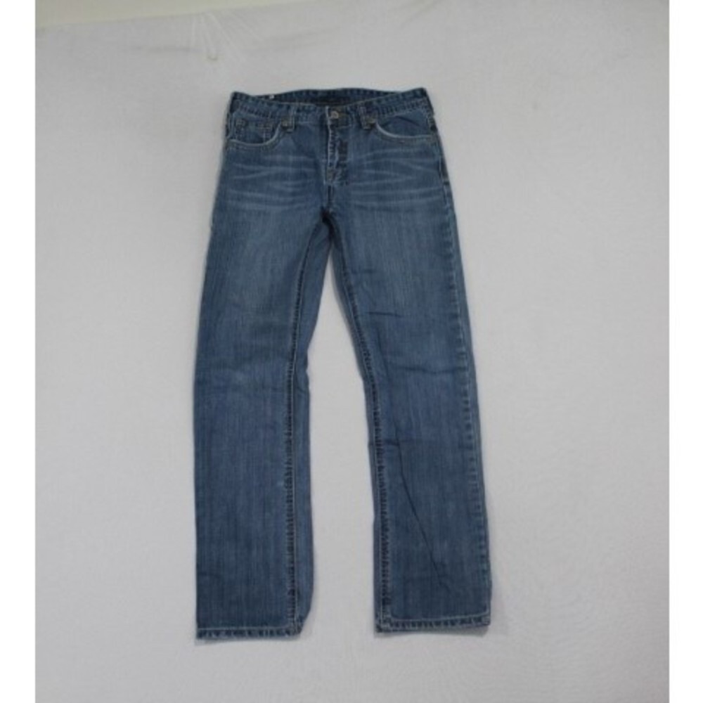 Buffalo David Bitton Men Blue Jeans Denim Casual Size 12